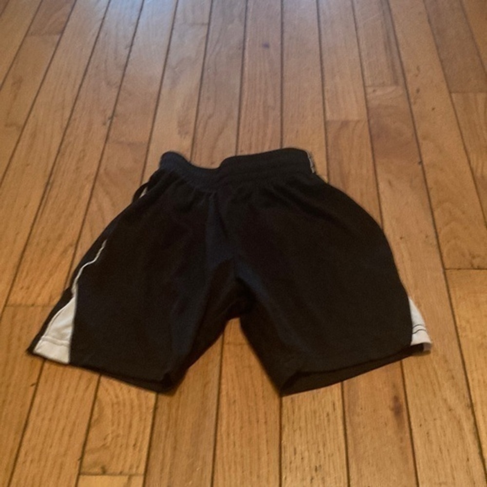 Challenger Black and White Functional Drawstring Shorts